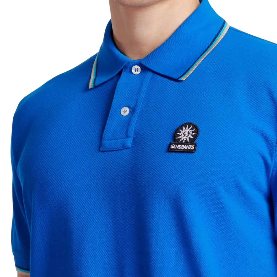 Badge Logo Tipped Polo Shirt MBP01