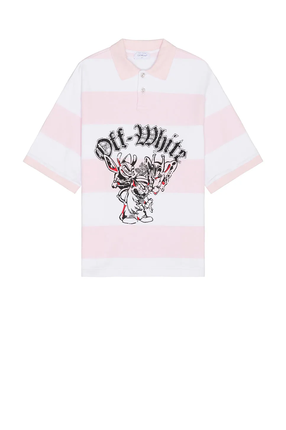 Bicolor Gang Short Sleeve Polo