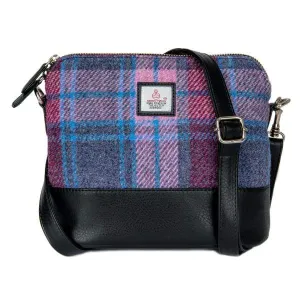 Harris Tweed - Square Shoulder Bag - Pastel Pink