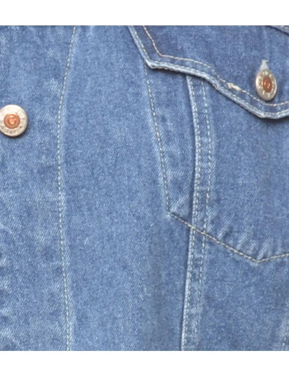 Medium Wash Denim Jacket - M