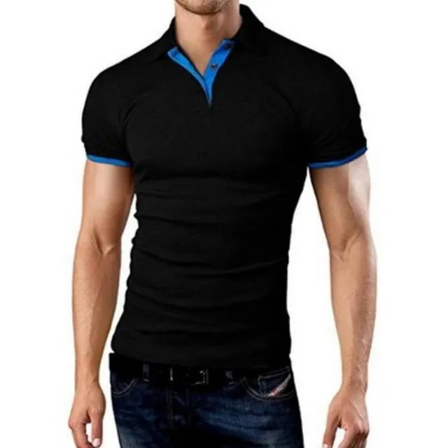 Mens Polo Shirt New Summer Short Sleeve