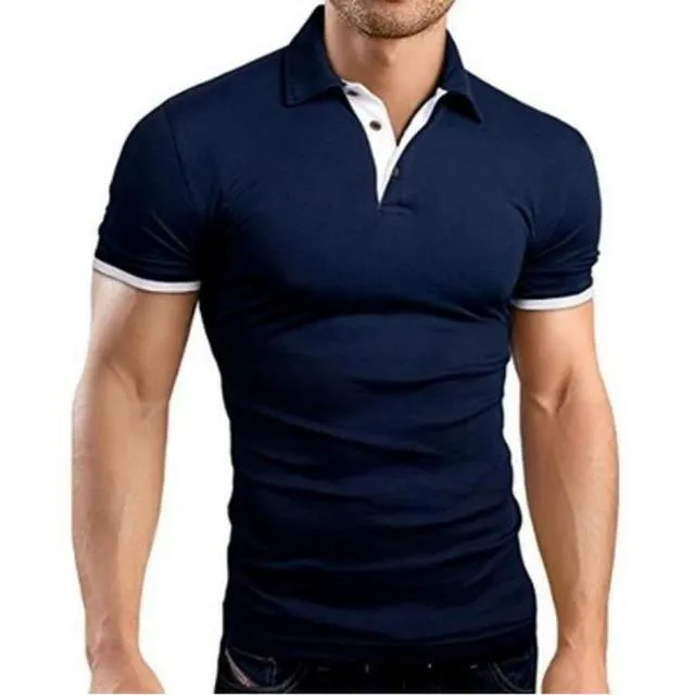 Mens Polo Shirt New Summer Short Sleeve