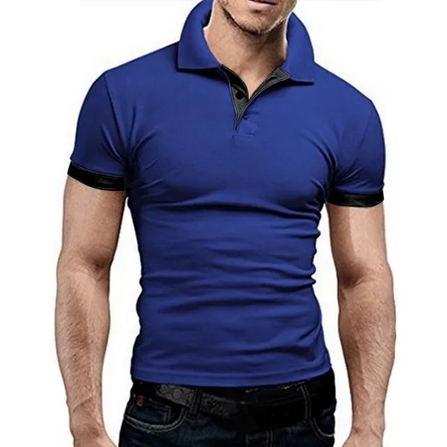 Mens Polo Shirt New Summer Short Sleeve