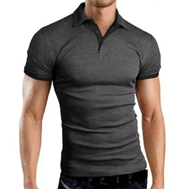 Mens Polo Shirt New Summer Short Sleeve