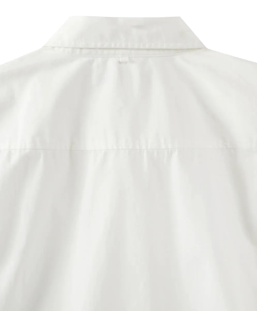 Outerknown Short Sleeve Studio Shirt in Salt