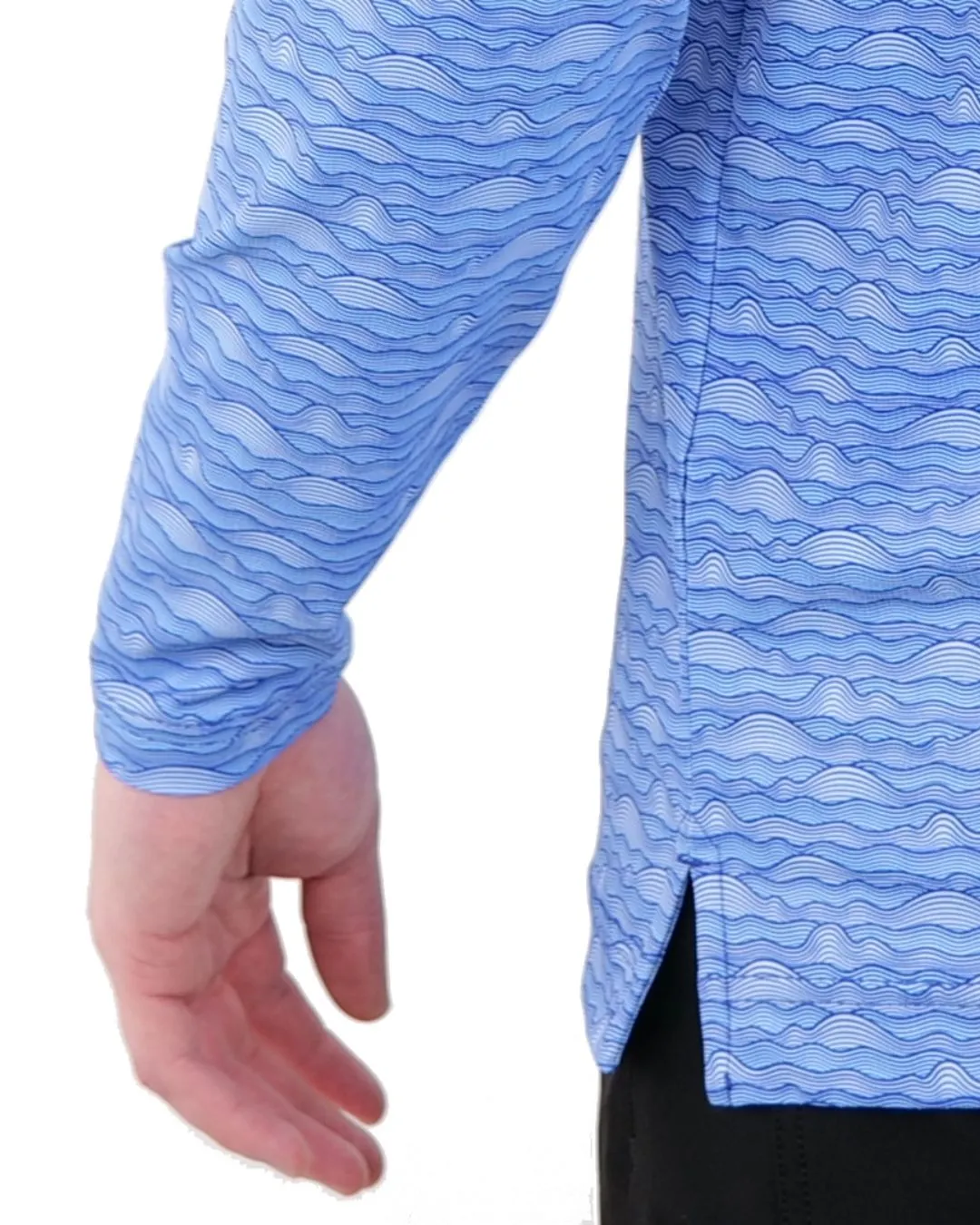 Pique Stretch Polo Long Sleeve - Final Sale