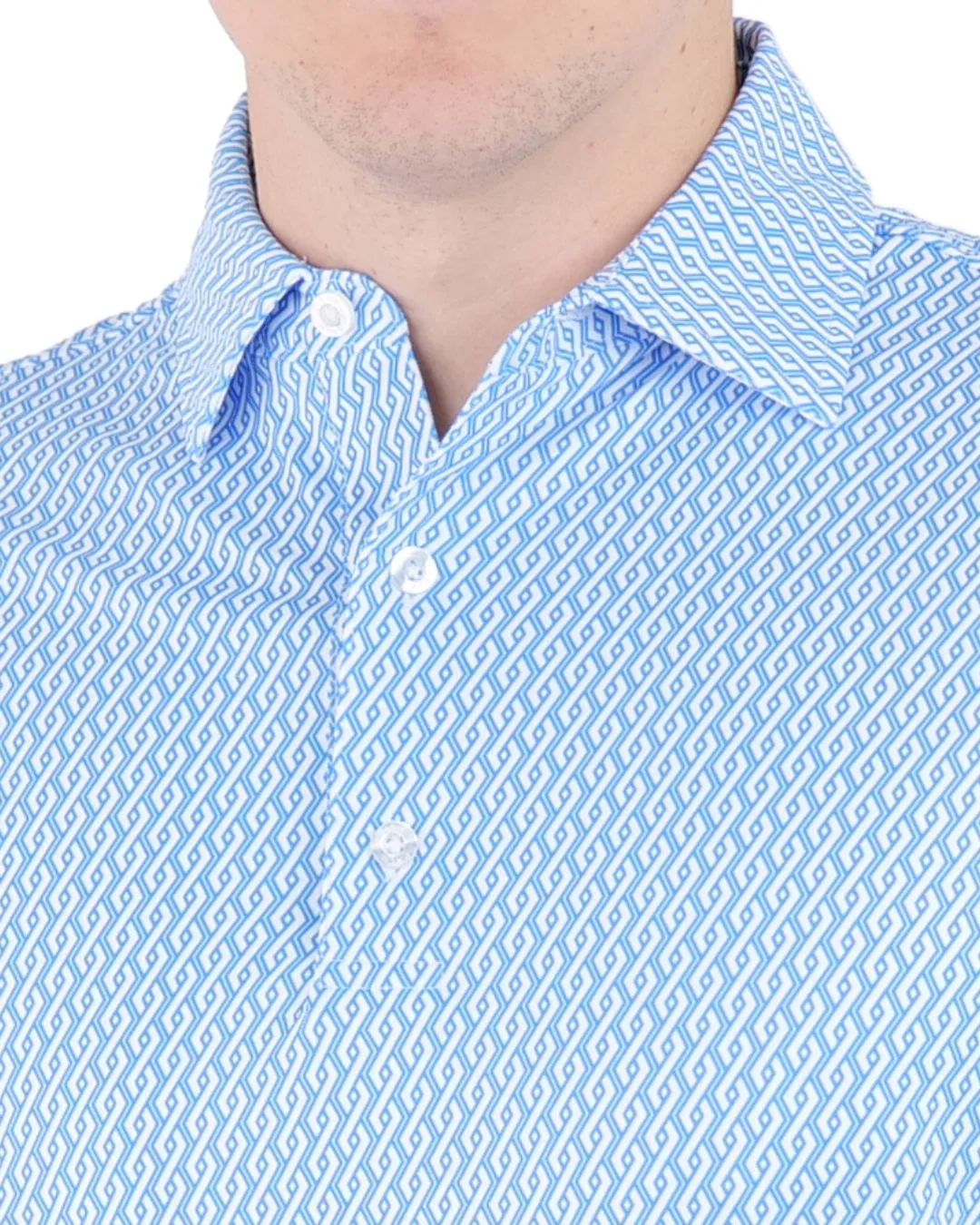 Pique Stretch Polo Long Sleeve - Final Sale