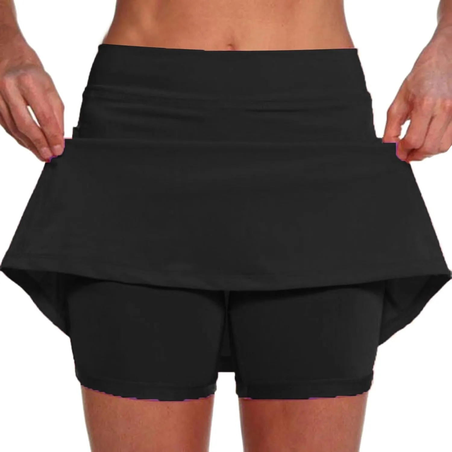 Rvidbe Skorts for Women with Pockets Lightweight Skirt Athletic Inner Shorts for Running Tennis Golf Workout Sports Shorts