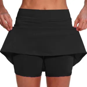 Rvidbe Skorts for Women with Pockets Lightweight Skirt Athletic Inner Shorts for Running Tennis Golf Workout Sports Shorts