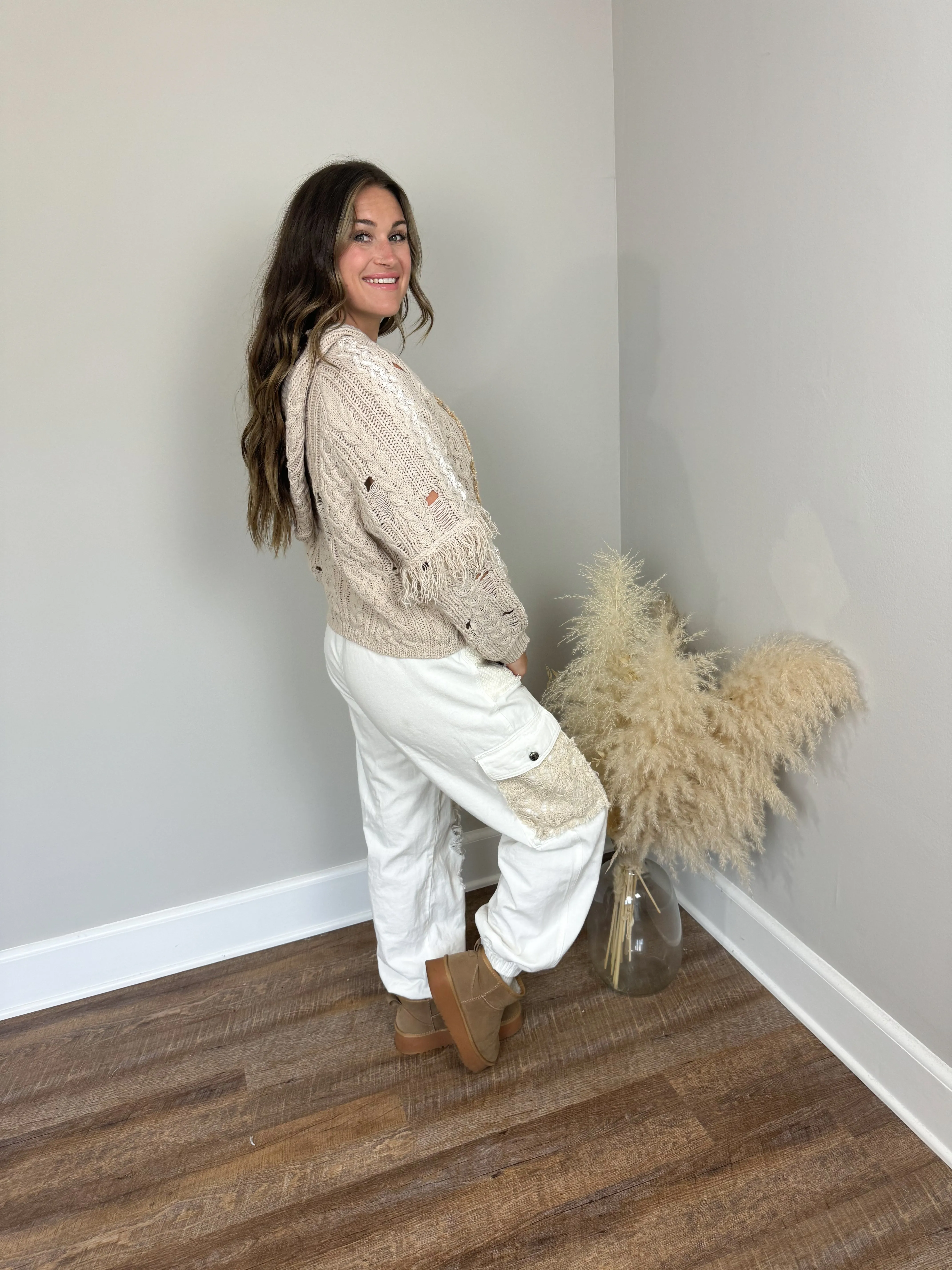 Ryan Distressed Sweater FINAL SALE