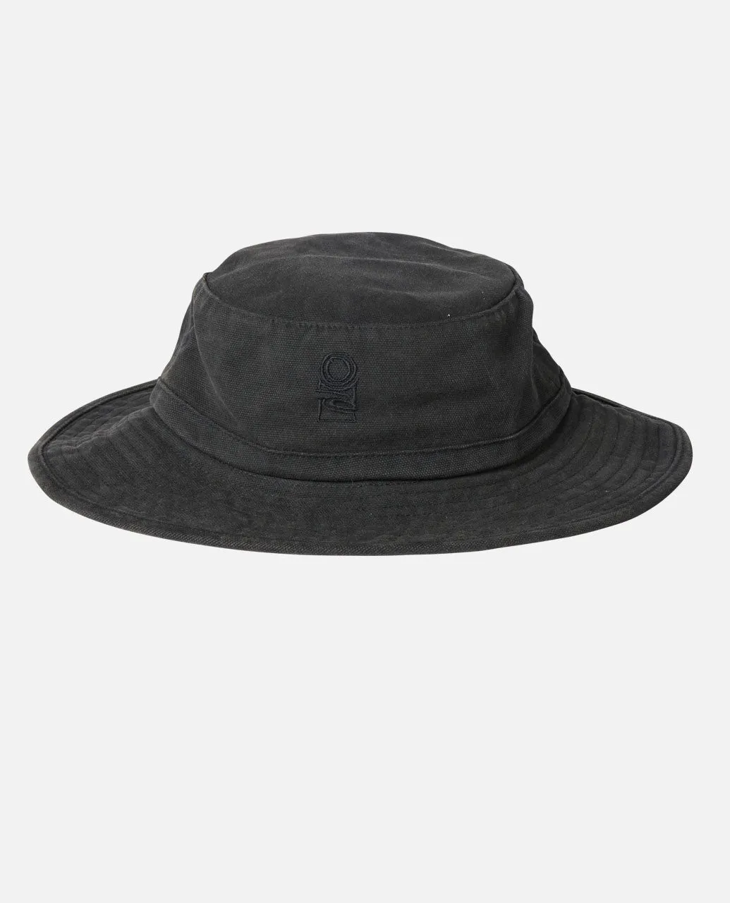 Search Canvas Wide Brim Hat - Black
