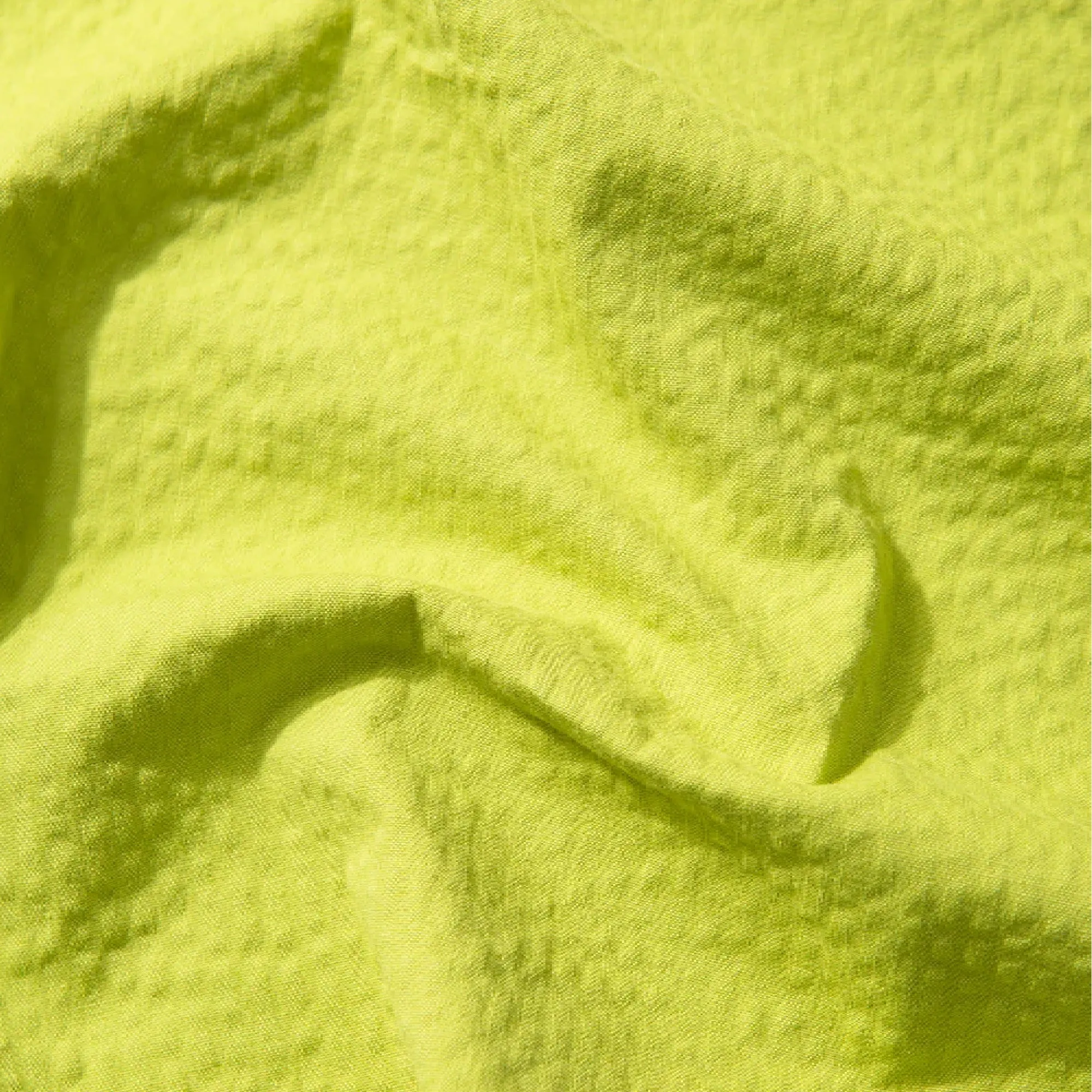Seersucker Short Sleeve Polo (Green)