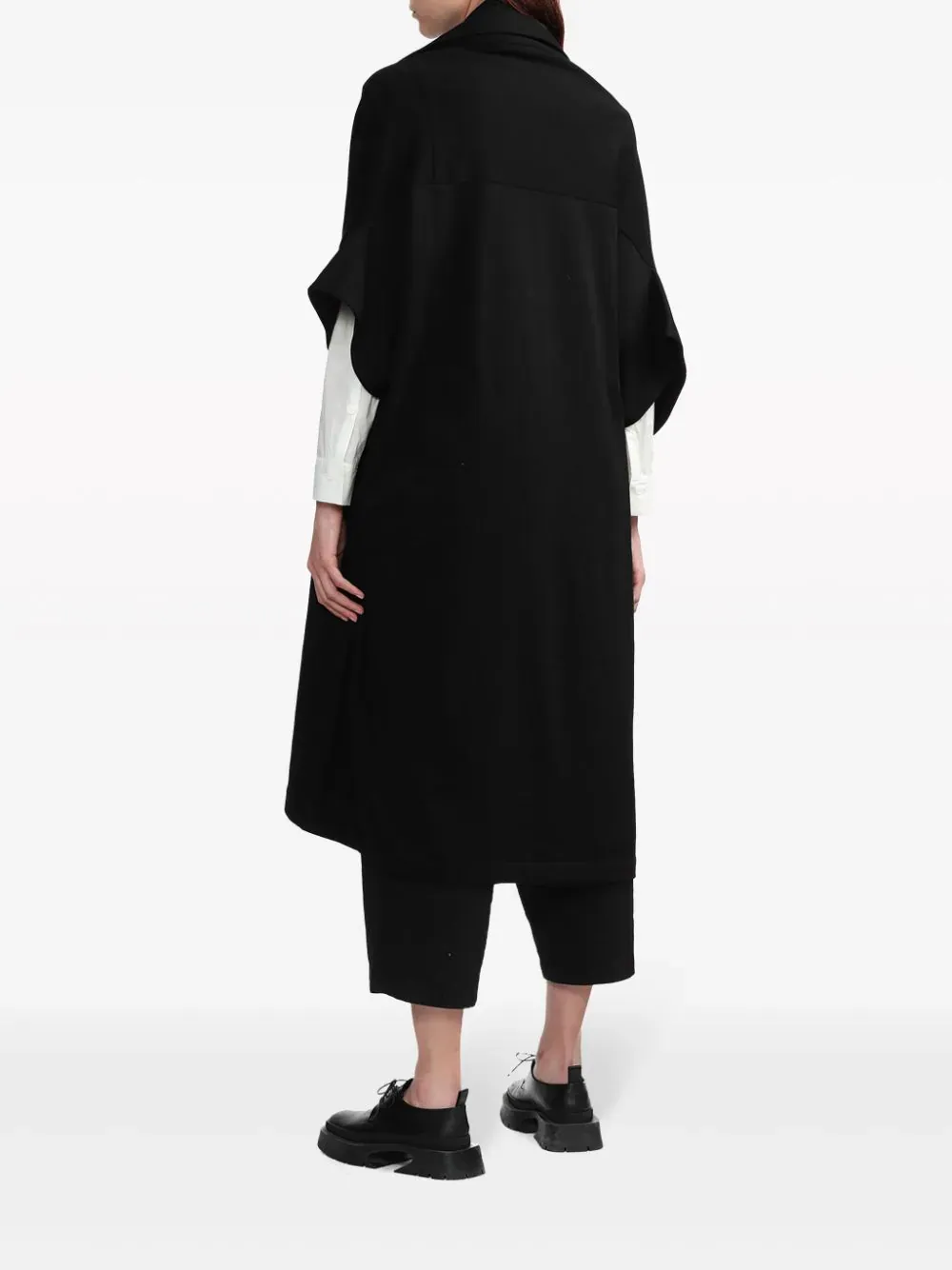 Square Coat With Button