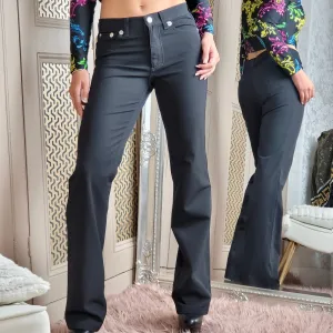 VERSACE JEANS VINTAGE BOOTCUT TROUSERS IT 41/ UK 8