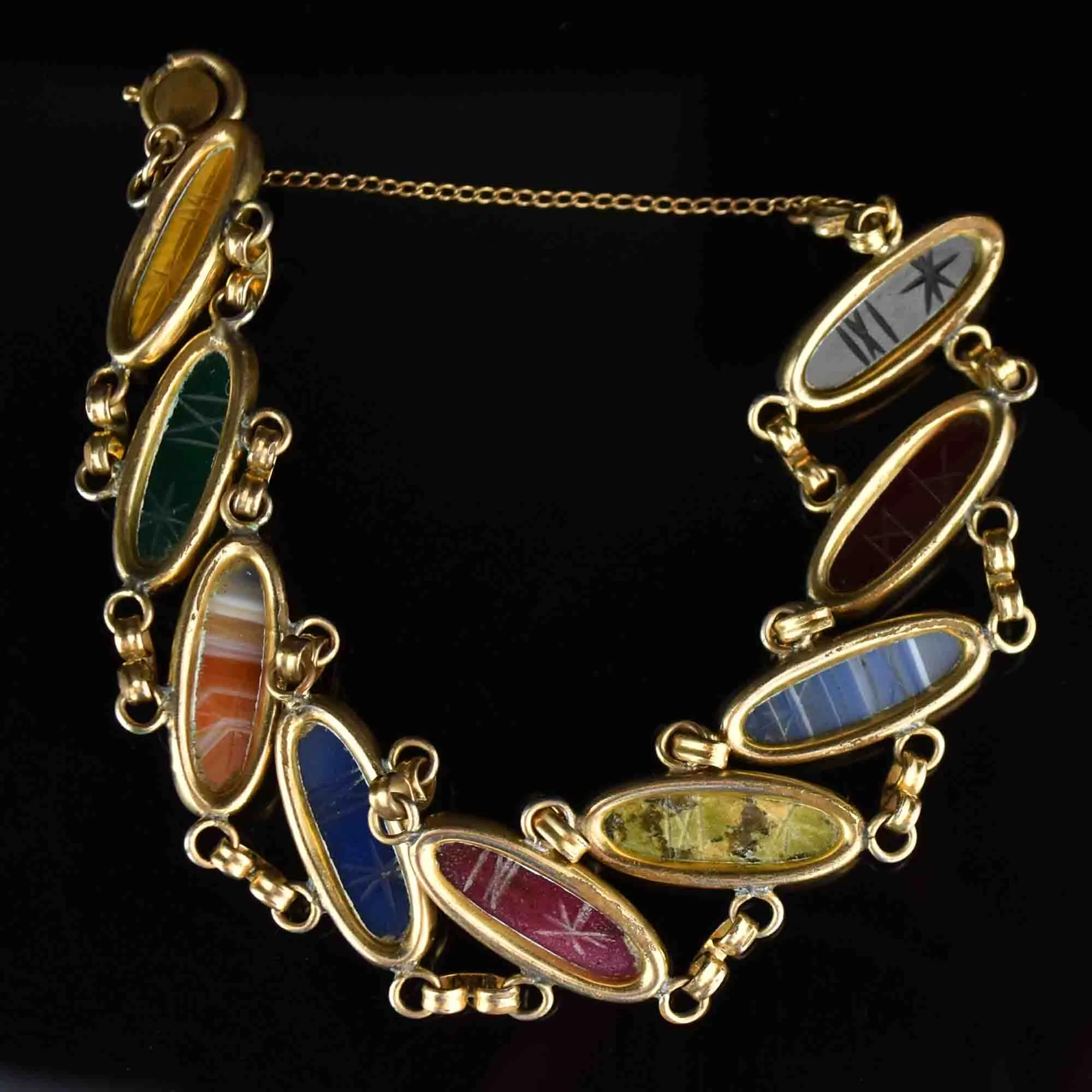 Vintage Wide Egyptian Beetle Bug Scarab Bracelet