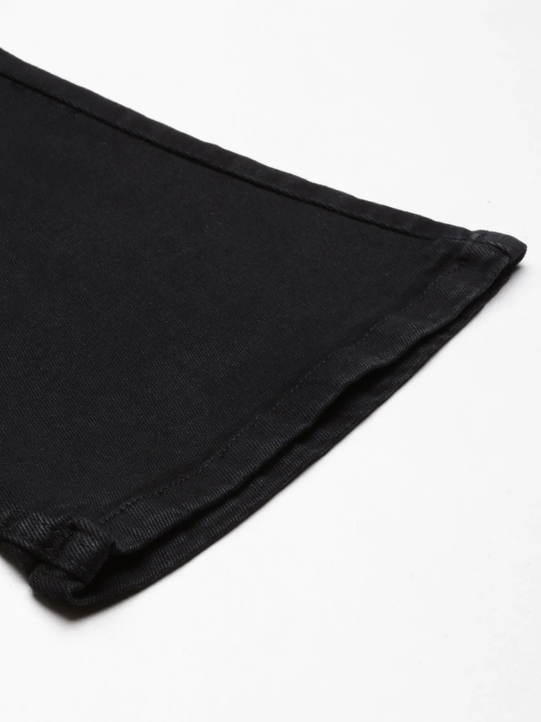 Women Black Bootcut Mid Rise Bootcut Denim Jeans