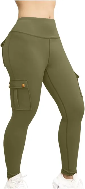 Women's Linen Blend Summer Print Pant Trousers High Waist Stretchy Plus Size Trousers Trendy