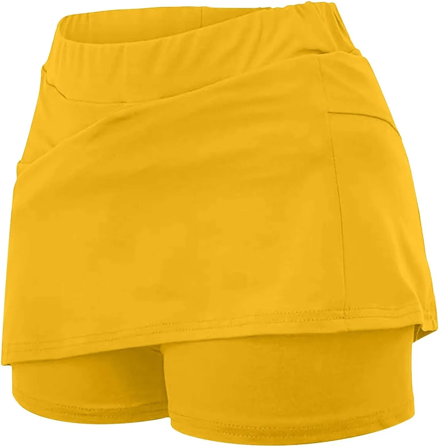 Womens Skorts with Pockets Tummy Control Plus Size Skorts Dressy Casual High Waist Athletic Shorts Trendy Skirts