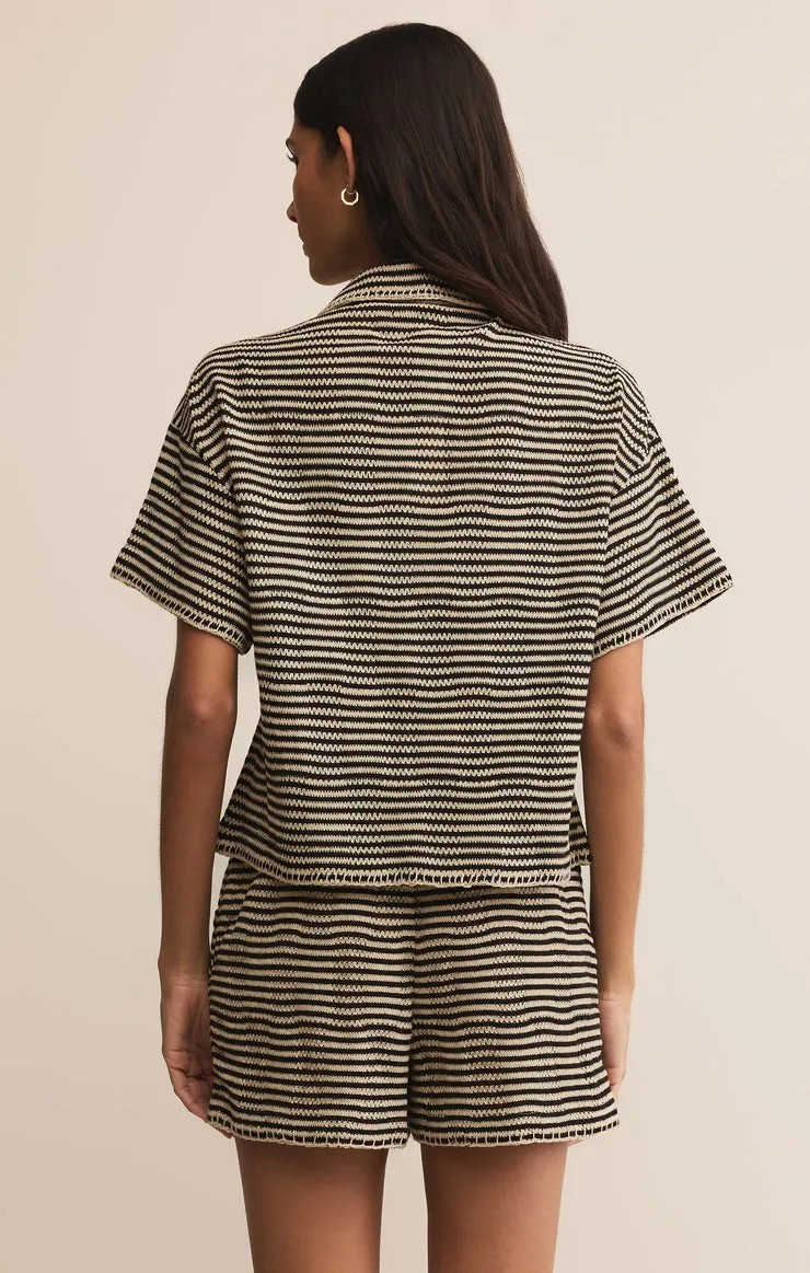 Z Supply Monaco Crochet Button Up
